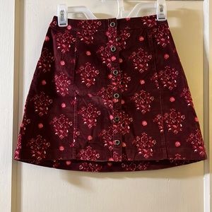 Brand: Hollister, Size: 1, Color: Maroon with floral design